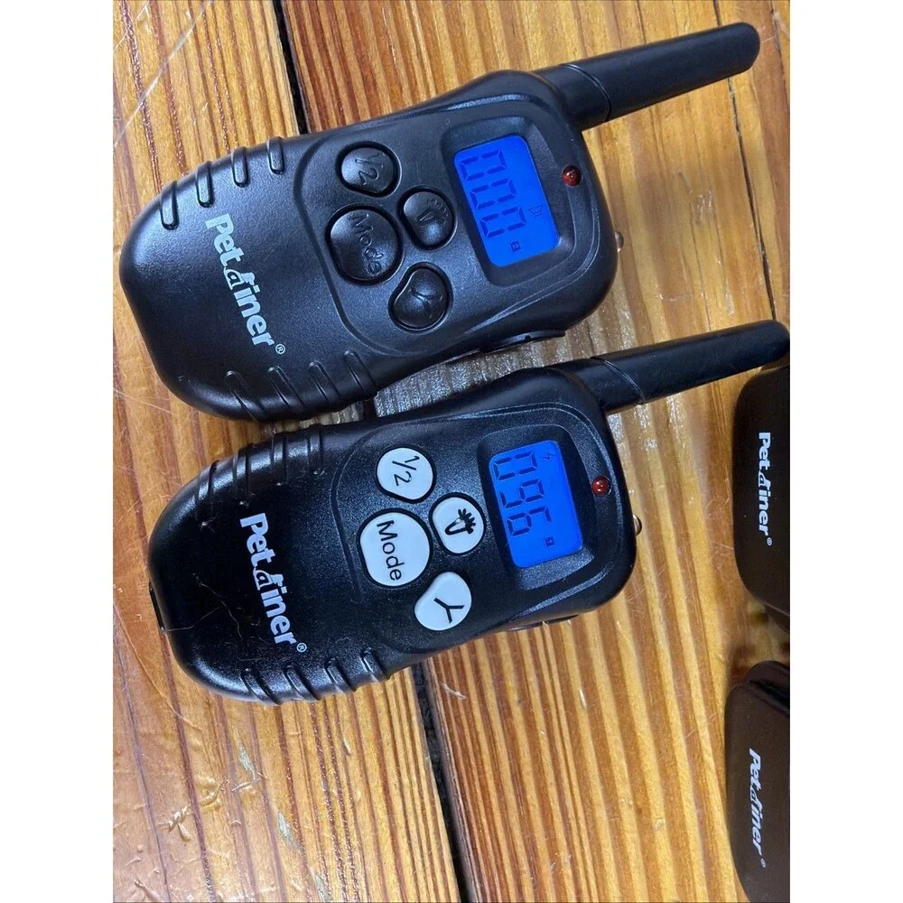 PET TRAINER BRAND Rechargeable Dog Training Collar Lot-See photos-Excellent!